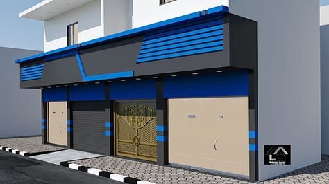 واجهات كلادينج محلات حي قرطبة بالرياض