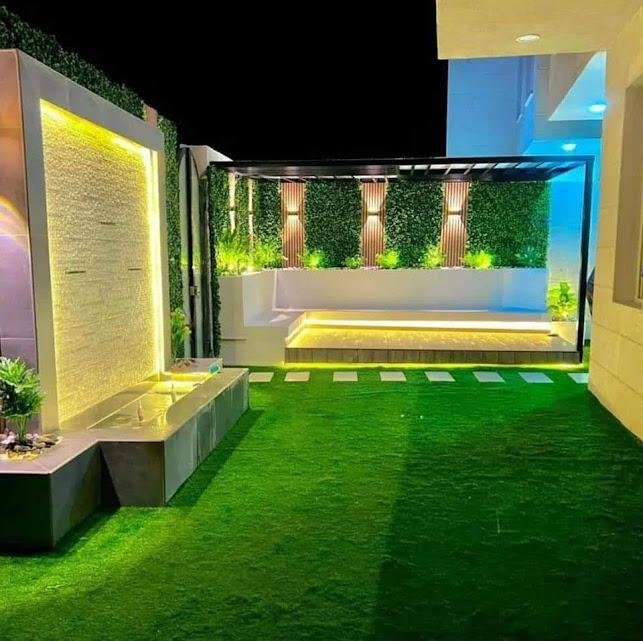 تصميم حدائق منزلية مودرن بالرياض
